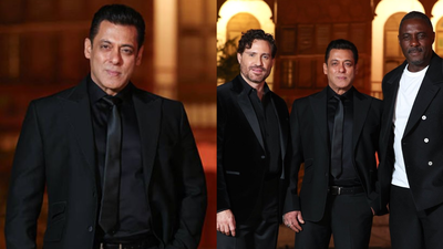Salman Khan looks dashing as he poses with Idris Elba and Édgar Ramírez at Golden Globes Gala Dinner; reacts to Alia Bhatt’s honour: ‘It’s amazing’ |