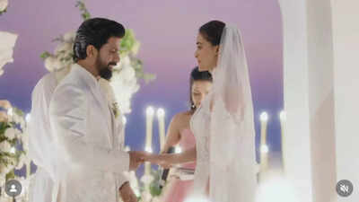 Keerthy Suresh can’t resist kissing Antony Thattil as she shares unseen Hindu-Christian wedding moments on first anniversary |