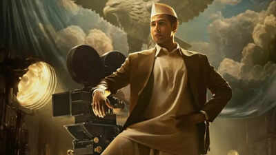 Siddhant Chaturvedi stuns as legendary filmmaker V. Shantaram in first look poster; fans call it ‘gajab’ | Hindi Movie News