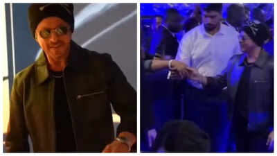 Shah Rukh Khan attends event in Dubai; has the sweetest reaction to fan’s Happy New Year greeting – WATCH |