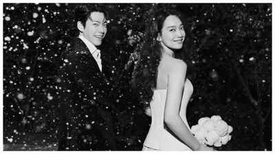 Shin Min Ah and Kim Woo Bin’s PDA-filled wedding photoshoot video drops online; Photographer says ‘snow began to fall, just like a K-drama scene’ – WATCH |