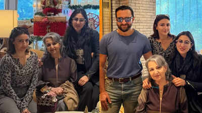 Kareena Kapoor Khan, Saba Pataudi miss Sharmila Tagore’s 81st birthday celebrations; Saif Ali Khan, Soha pose with their mother, Sara Ali Khan calls her ‘Suraj and Chanda’ |
