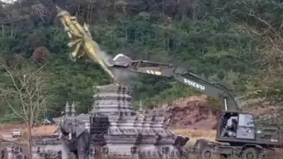 India condemns demolition of deity’s statue in Thailand-Cambodia border | India News