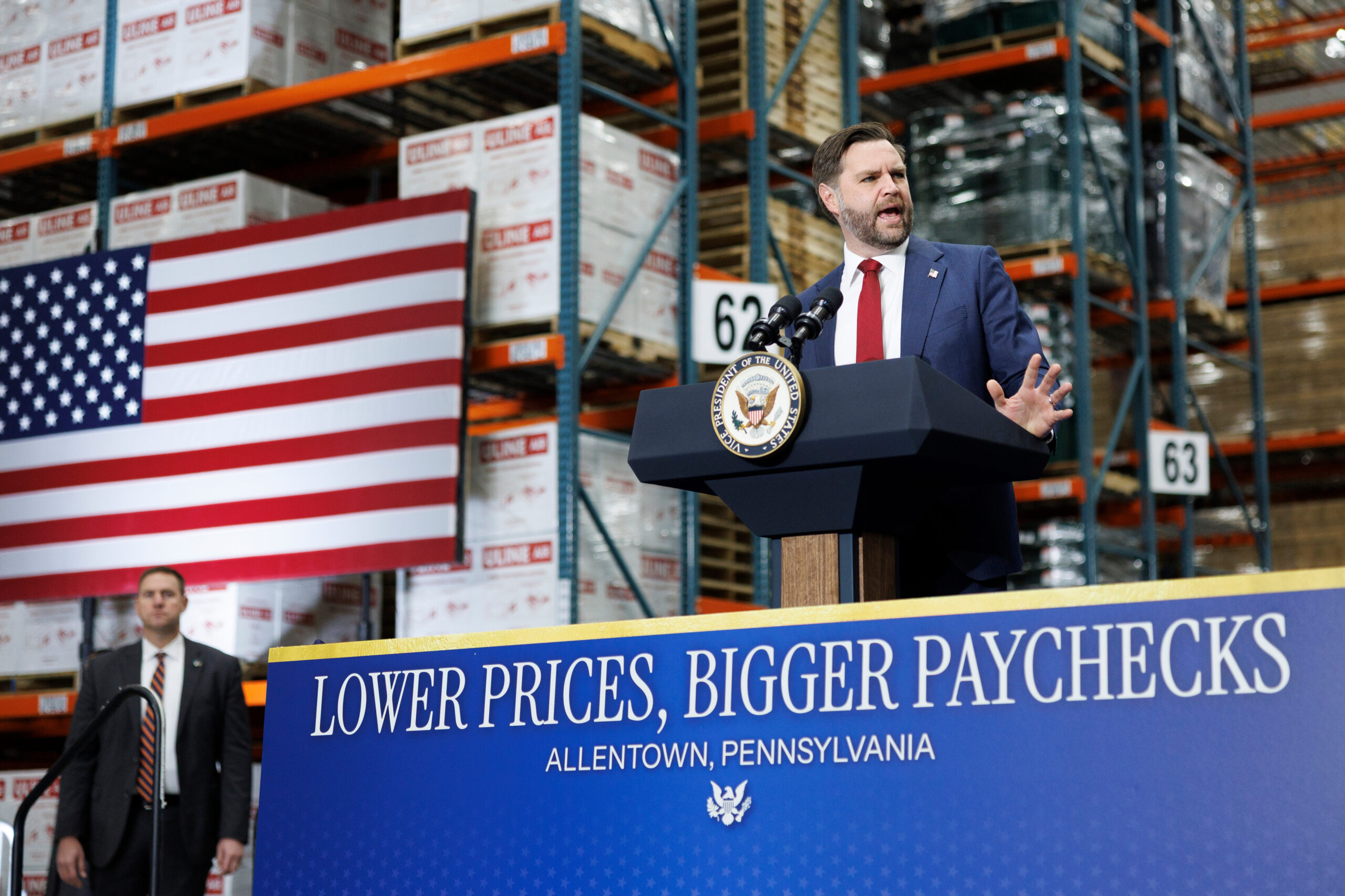 Vance tries to thread affordability needle in Rust Belt