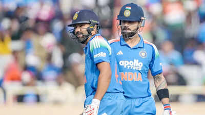 Virat Kohli ignores Gautam Gambhir, Rohit Sharma stops for a quick chat ahead of 2nd ODI in Raipur | Cricket News
