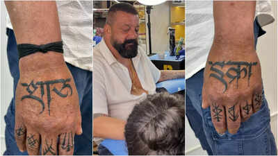 Sanjay Dutt gets inked this New Year 2026: Tattoos twins Shahraan and Iqra’s names | Hindi Movie News