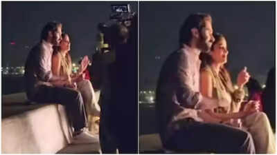Lakshya and Janhvi Kapoor’s romantic ‘Lag Jaa Gale’ shoot wows Mumbai crowds; clip goes viral |