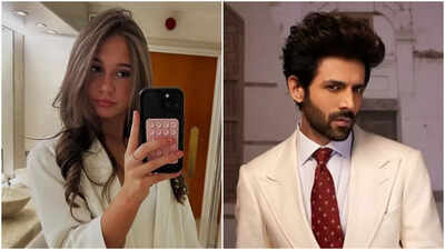 Who is Karina Kubiliute? The 18-year-old UK cheerleader who denied being in a relationship with Kartik Aaryan | Hindi Movie News