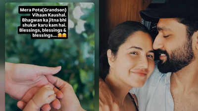 Vicky Kaushal’s father shares adorable post about grandson Vihaan Kaushal: ‘Bhagwan ka jitna bhi shukar karu kam hain’ |