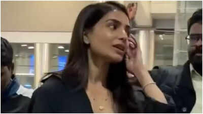 Samantha Ruth Prabhu flaunts her mangalsutra as she gets snapped at the airport with husband Raj Nidimoru – Watch | Telugu Movie News