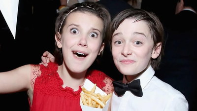 ‘Stranger Things’ star Millie Bobby Brown recalls a hilarious off-screen moment with Noah Schnapp from Season 2