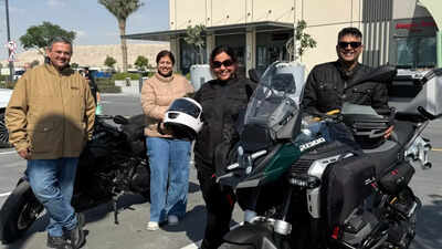 R Madhavan Shows Off His New Salt-and-Pepper Look During Bike Ride in Dubai with Wife |