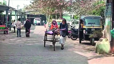 Ailing wife in rickshaw van, 70-yr-old in Odisha cycles 600km to hospital & back | India News