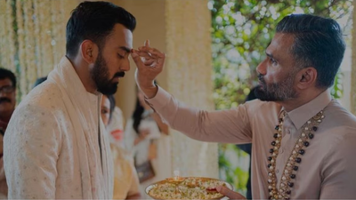 Suniel Shetty manifested cricketer KL Rahul as his son-in-law; says, ‘I was his huge fan’ | Hindi Movie News