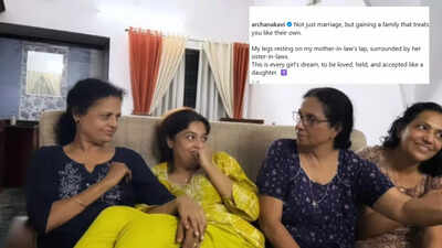 ‘This is every girl’s dream’: Archana Kavi on marriage; Shares emotional note about in-laws | Malayalam Movie News