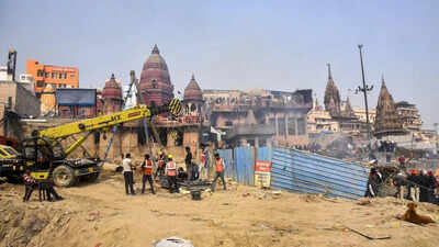 Manikarnika Ghat row: Politics over demolition and clearing drive in Varanasi — what’s the controversy | India News