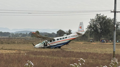Cessna crashes in Odisha near Rourkela with 6 onboard; no casualties | India News
