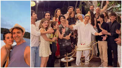 Inside Hrithik Roshan’s yacht birthday with Saba Azad, Sussanne Khan, Arslan Goni and sons, ‘An absolute privilege to be alive’ | Hindi Movie News
