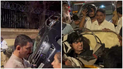 Akshay Kumar’s escort car meets with accident in Mumbai; auto-rickshaw badly damaged, bystanders help trapped man, no casualties reported | Hindi Movie News