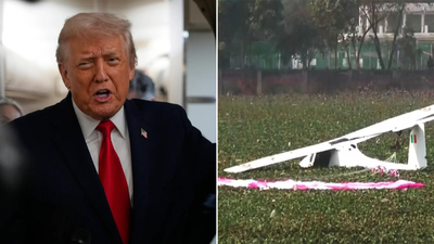 Evening news wrap: Trump lands in Switzerland ahead of Davos address; IAF aircraft makes ‘forced landing’ in UP, and more | India News