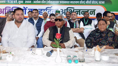 Lalu in back seat, Tejashwi is RJD’s working president | India News