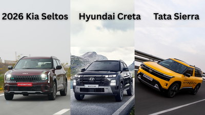 2026 Kia Seltos vs Hyundai Creta vs Tata Sierra: Price, variants, engine options compared