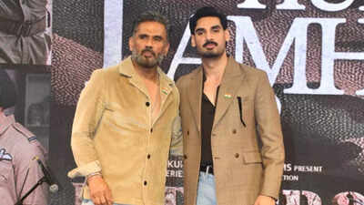 Suniel Shetty gets emotional over son Ahaan Shetty’s struggles after Tadap, says Border 2 came at the right time | Hindi Movie News