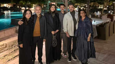 Anil Kapoor’s New Year 2026 post gives fans first glimpse of pregnant Sonam Kapoor Ahuja | Hindi Movie News