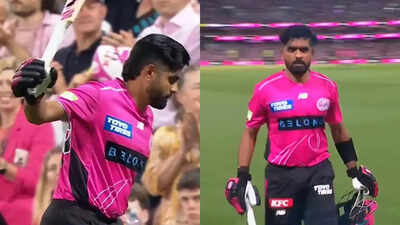Run denied, wicket lost, bat smashed: Babar Azam’s angry BBL moment – WATCH | Cricket News