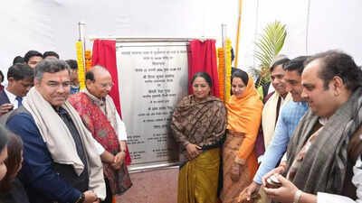CM Gupta lays foundation of Nangloi-Najafgarh road revamp project to decongest West Delhi | India News