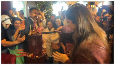 Deepika Padukone celebrates birthday with fans; cuts cake to ‘Om Shanti Om’ song ‘Ankhon Mein Teri’ – WATCH |