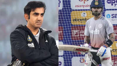 Crowd chants ‘Gautam Gambhir haye haye’; Virat Kohli reacts – WATCH | Cricket News