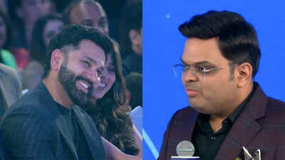 ICC chief Jay Shah calls Rohit Sharma ‘our captain’; batter’s reaction goes viral – Watch | Cricket News