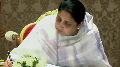 Sunetra Pawar sworn in as Maharashtra deputy CM: Wives who stepped in after powerful husbands to continue political legacy | India News