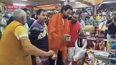After India head coach Gautam Gambhir, KL Rahul visits Mahakaleshwar Temple to seek Lord Shiva’s blessings – Watch | Cricket News