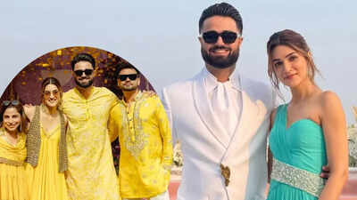 Kriti Sanon poses with rumoured boyfriend Kabir Bahia as he drops PICS from Nupur Sanon, Stebin Ben’s wedding; the bride’s reaction is priceless – See inside | Hindi Movie News