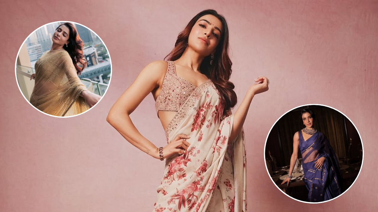 ​Samantha Ruth Prabhu’s timeless saree looks that redefine elegance