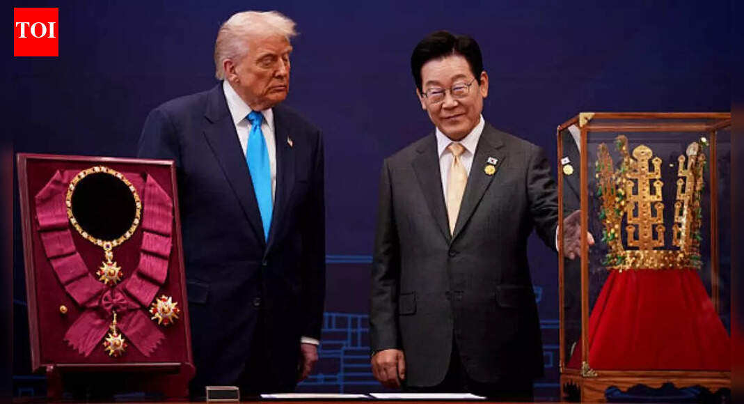 $400 million jet to samurai helmet: All the gifts Trump received in 2025