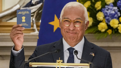 ‘Very proud of ancestral roots in Goa’: European Council chief Antonio Costa flaunts OCI card—watch | India News