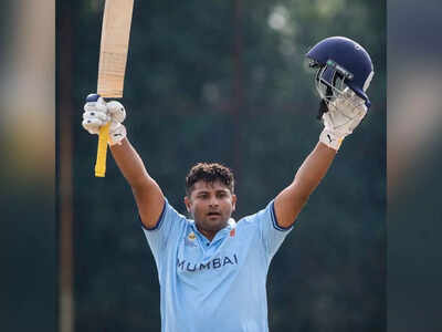 Sarfaraz Khan scripts history, smokes 30 in an over off Abhishek Sharma to record fastest-ever fifty | Cricket News