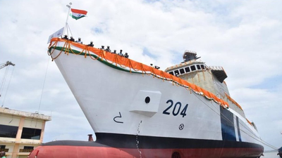 Def minister to commission Coast Guard’s 1st indigenously-built pollution control vessel | India News