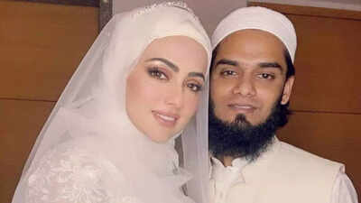 Sana Khan denies claims that husband Mufti Anas Sayed ‘brainwashed’ her into quitting Bollywood, ‘I wanted peace’ |