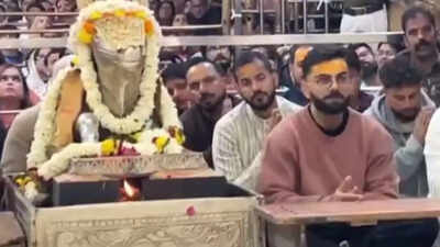 Virat Kohli chants ‘Jai Shree Mahakal’ during visit to Mahakaleshwar Temple ahead of 3rd IND vs NZ ODI – WATCH | Cricket News