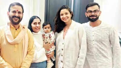 Virat Kohli and Anushka Sharma perform puja at London home; fans get a rare glimpse into their spiritual life |