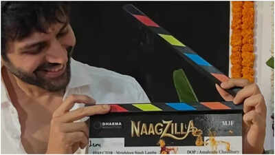 Kartik Aaryan wraps Mumbai schedule, gears up for three-week Delhi shoot of ‘Naagzilla | Hindi Movie News