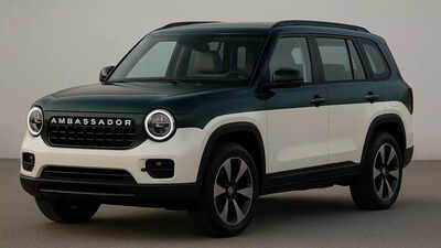 Ambassador reimagined as SUV: Modern design marries retro styling