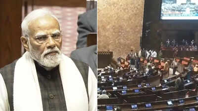 Evening news wrap: Modi attacks opposition in Rajya Sabha as MPs stage walkout; LS Speaker says he asked PM to skip House & more | India News