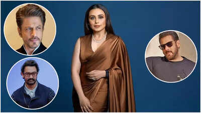Rani Mukerji shares Aamir Khan is ‘serious’, Shah Rukh Khan is ‘sensitive’, and Salman Khan is ‘casual’ about work | Hindi Movie News