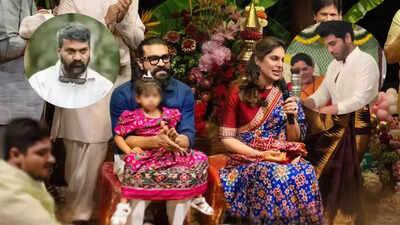 First picture of Ram Charan’s twins, Allu Sirish’s wedding festivities, Pampa shoot row: Top 5 South stories of the day |