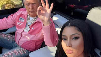 Nicki Minaj shares AI photos with Donald Trump; netizens react, ‘I don’t know anyone more embarrassing’ |
